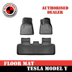 TPE Car Floor Mats Liner Fit Tesla Model y 2017-2022