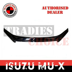 Bonnet protector for Isuzu MU-X 2017-2020, designed for stone chip protection and sleek appearance.