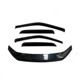 Bonnet Protector Weather Shields for Ford Ranger PK 2009-2011 Tinted Guard Black