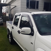 TRADIESCHOICE Weathershields for Holden Colorado 2008-2011 | Window Door Visors for Style and Protection