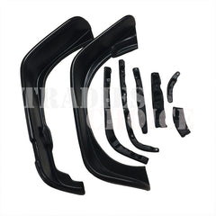 POCKET STYLE FENDER FLARES SUIT JEEP WRANGLER JK 2007 2008 2009 2010 2011 2012 2013 - 2018
