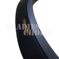 Matte Black Fender Flares Guard Trim for Holden Colorado 2017 with Reflector