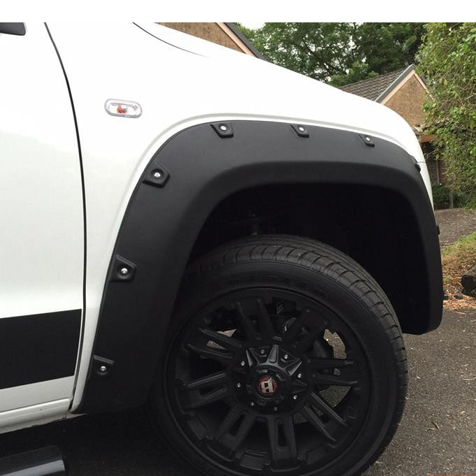 Fender Flares Wheel Arch Matte Black For VW Volkswagen Amarok 09-15 Pocket Style