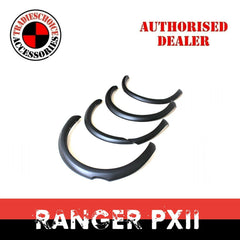 Fender Flares Matte Black for Ford Ranger PX2 2015 2016 2017 2018 Slim Guard