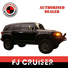 Smooth Pocket Style Black Fender Flares Wheel Arch For 07-17 Toyota FJ Cruiser