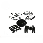 Matt Black Cover Headlight Tail Gas Door Handle for MAZDA BT 50 12-19 BT-50