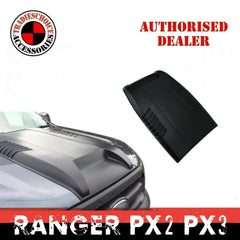 Bonnet Scoop Hood Raptor Style to suit Ford Ranger PX2 PX3 T7/8 15-20 Matte Black