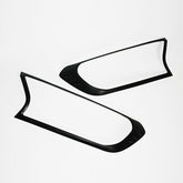 Matte Black Front Headlight Light Lamp Cover Trim for Ford Ranger T7 T8 MY15-20