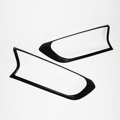 Matte Black Front Headlight Light Lamp Cover Trim for Ford Ranger T7 T8 MY15-20