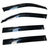 TRADIESCHOICE Weathershields for Toyota Land Cruiser 200 Series 2007-2015 | Window Visors for All-Weather Comfort