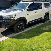 Fender Flares Wheel Arch Matte Black For Toyota Hilux Ute 4x4 4WD 2015+