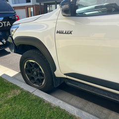 Fender Flares Wheel Arch Matte Black For Toyota Hilux Ute 4x4 4WD 2015+