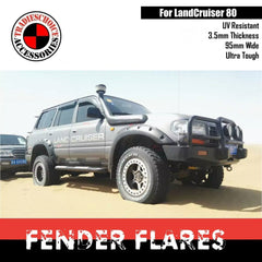 95MM Width JUNGLE FLARES SUITABLE FOR LAND CRUISER 80 SERIES MONSTER