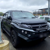 TRADIESCHOICE Bonnet Protector + Weathershields Visors for Mitsubishi Triton MR 2019-2023| Complete Protection and Style Package