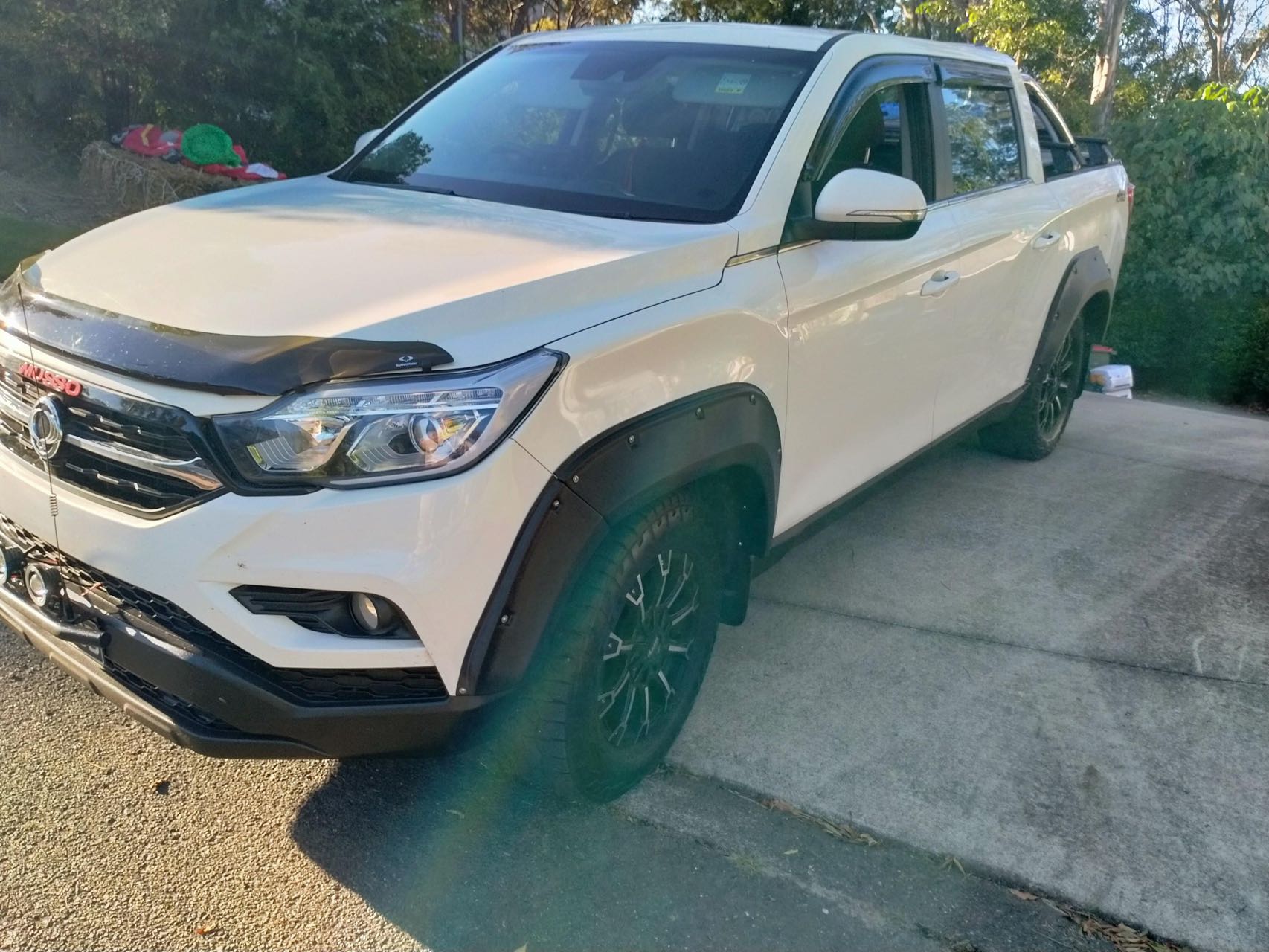 Fender Flares Wheel Arch For Ssangyong Musso 2021 Jungle Texture Matte Black