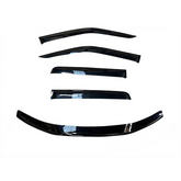 TRADIESCHOICE Bonnet Protector & WeatherShields for Toyota Hilux 2011-2014 | Window Visors Included