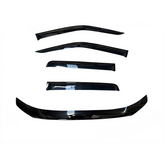 TRADIESCHOICE Bonnet Protector & Weathershields for Toyota Hilux 2005-2011 | Complete Protection and Style Package