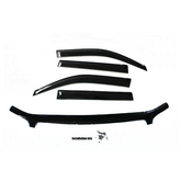 TRADIESCHOICE Bonnet Protector + Weather Shields for Toyota LandCruiser Prado 150 2013-2017 | Style and Protection