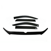 TRADIESCHOICE Bonnet Protector + Weathershields + Sun Visors for Mercedes X-Class 2018-2020 | Tinted for Style, Comfort, and Protection