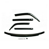 TRADIESCHOICE Bonnet Protector & Window Visors Weather Shield for Nissan Patrol GU4+ Y61 2004-2016 | Style and Protection