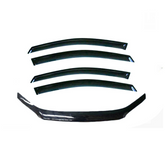 TRADIESCHOICE Bonnet Protector + Weather Shields for Ford FG Falcon XR XR6 XR8 2008-2014 | Style and Protection Combo