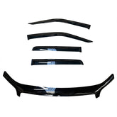 Bonnet Protector + Weather Shields to suit Toyota LandCruiser Prado 150s 10-13