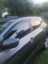 Weather shields Weathershields Sun Visors for Nissan Qashqai 14+ Tinted