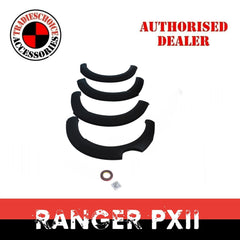 Fender Flares Matte Black Guard Trim Fits To Ford Ranger OEM PX2 2015-2018