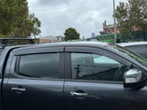 TRADIESCHOICE Weathershields Window Visors for Ford Ranger Dual Cab 2012-2024 | Stylish and Functional Upgrades