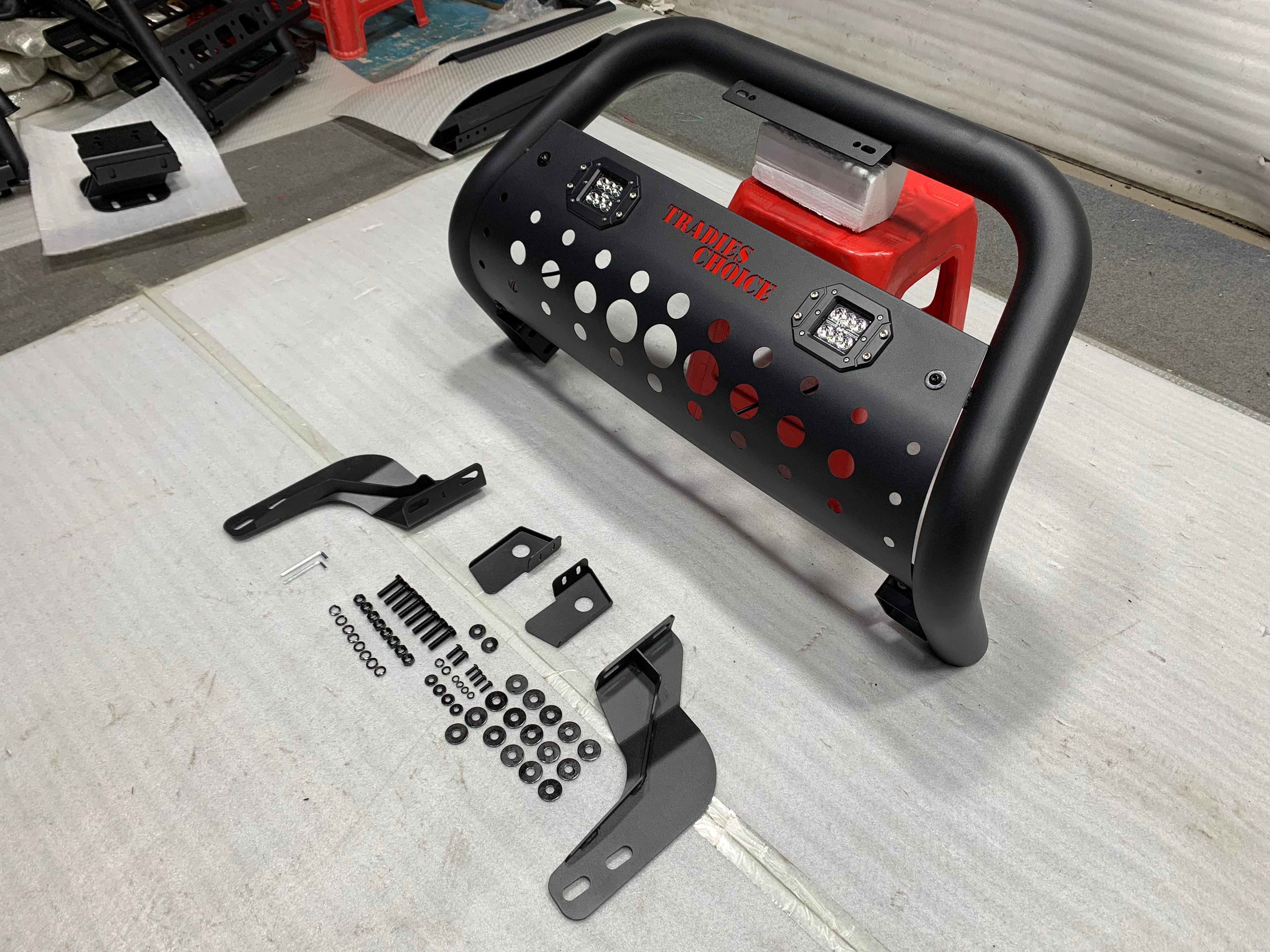 NOVABar Nudge Bar to Suit Nissan Navara D23 2014+ | Matte Finish | Steel Construction