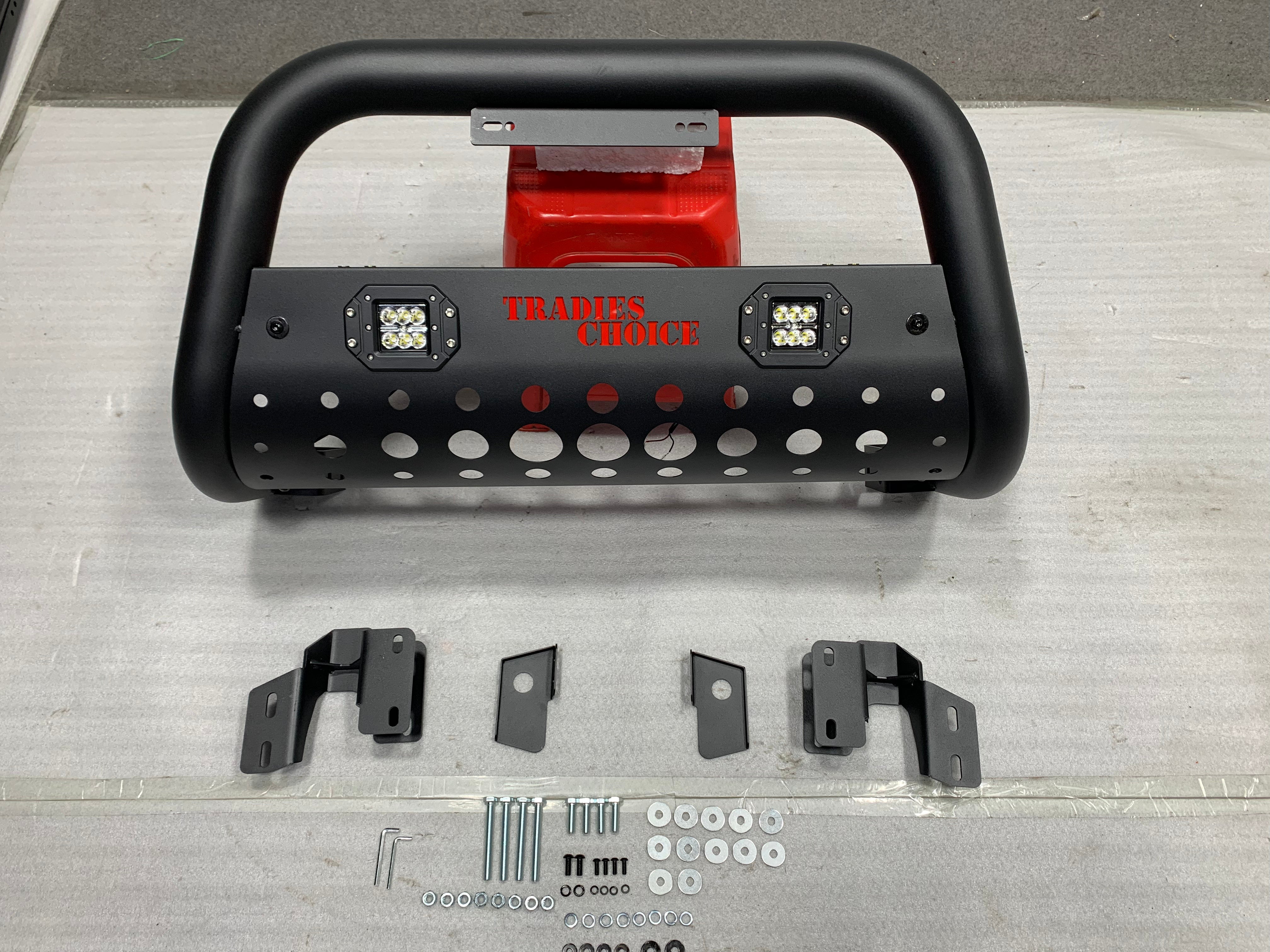 NOVABar Nudge Bar to Suit Toyota Hilux 2015+ | Matte Finish | Steel Construction
