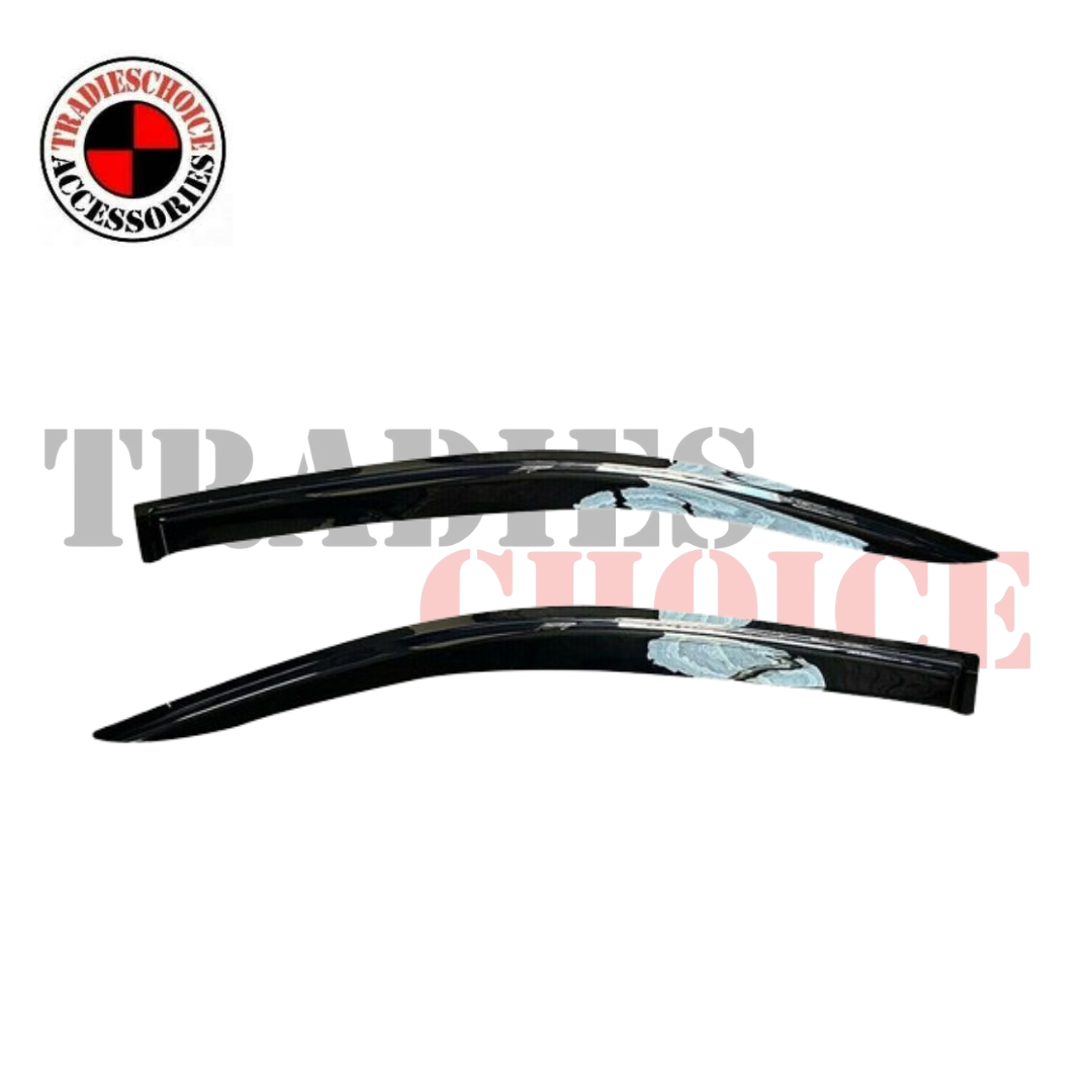 Weathershields, Weather shields for Colorado Extra cab 2012+ 4pcs Tinted Black