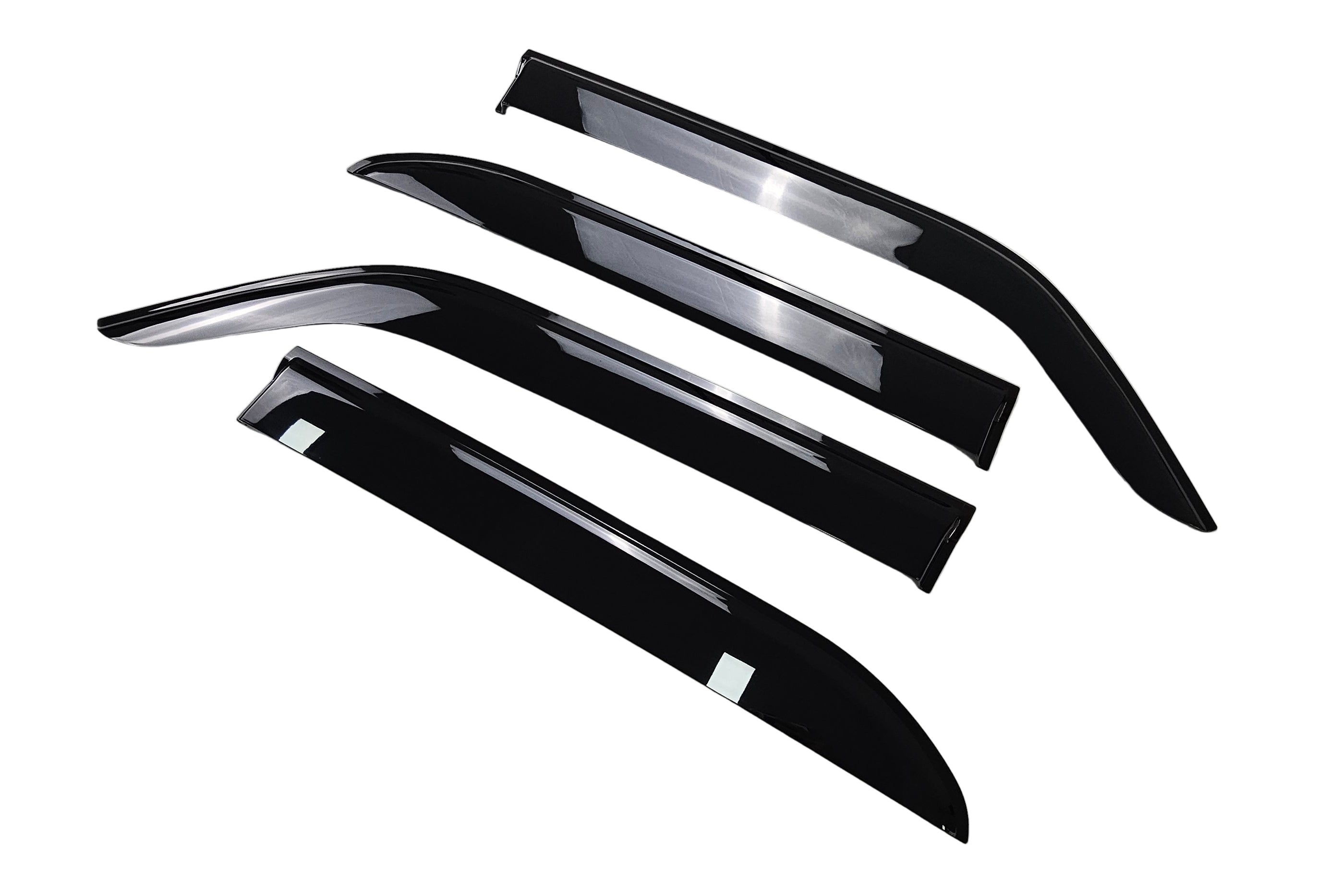 Luxury Weathershields Window Visors for Kia Tasman 2025 Onwards | 4-Piece Slimline Smoke Tint Set