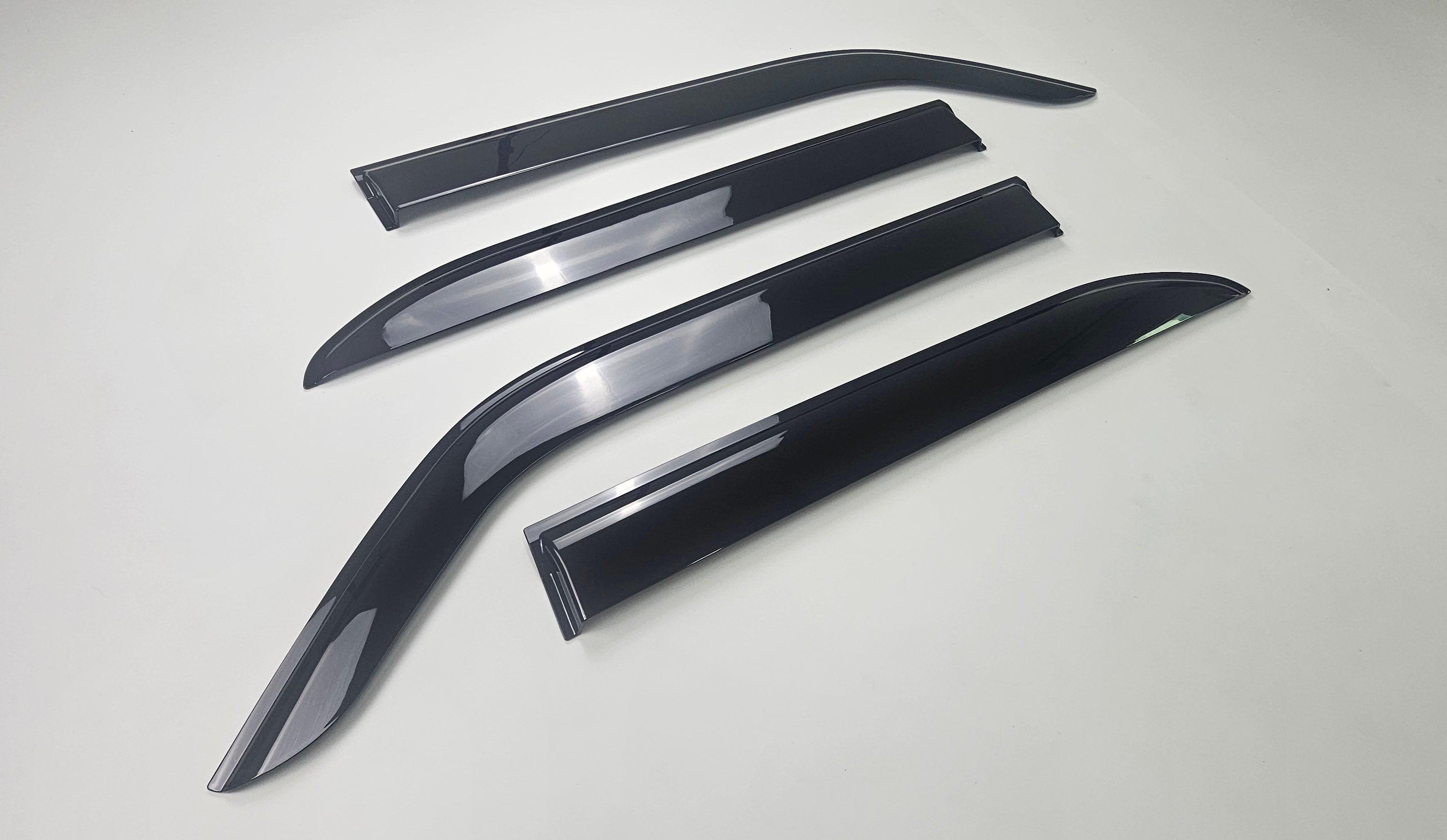 Luxury Weathershields Window Visors for Kia Tasman 2025 Onwards | 4-Piece Slimline Smoke Tint Set