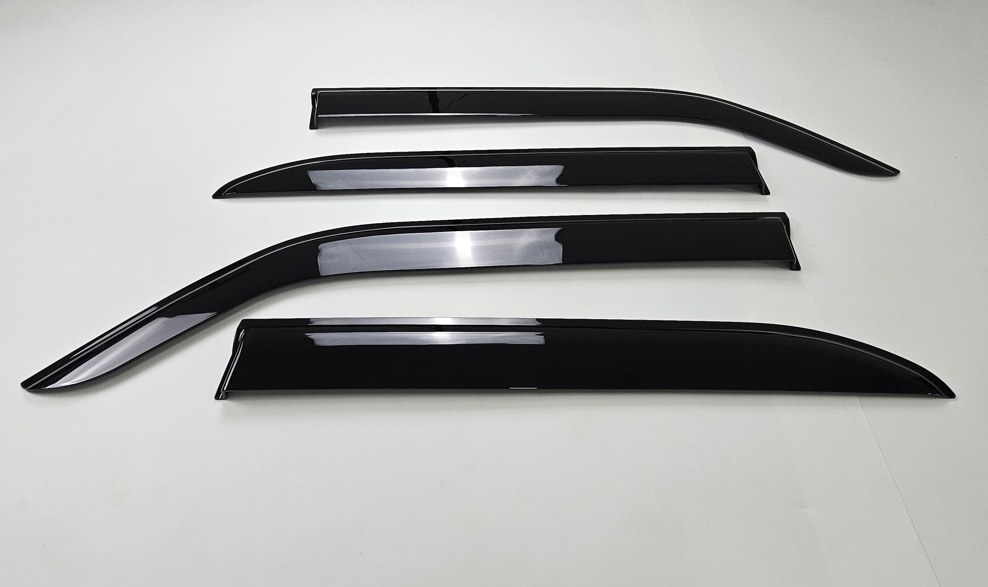 Luxury Weathershields Window Visors for Kia Tasman 2025 Onwards | 4-Piece Slimline Smoke Tint Set