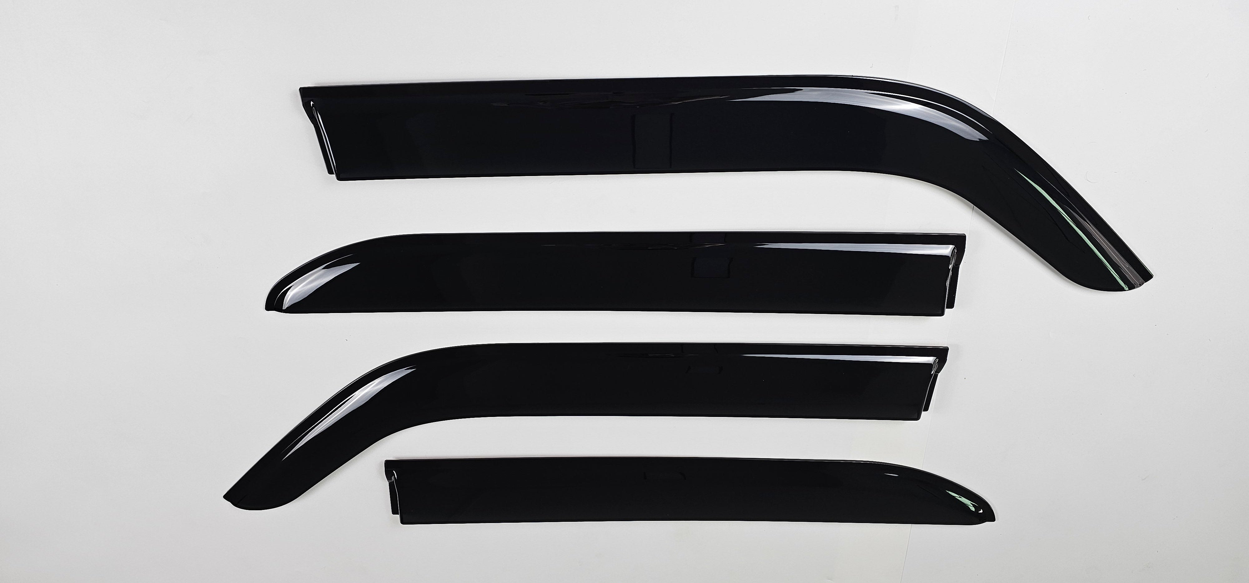 Luxury Weathershields Window Visors for Kia Tasman 2025 Onwards | 4-Piece Slimline Smoke Tint Set