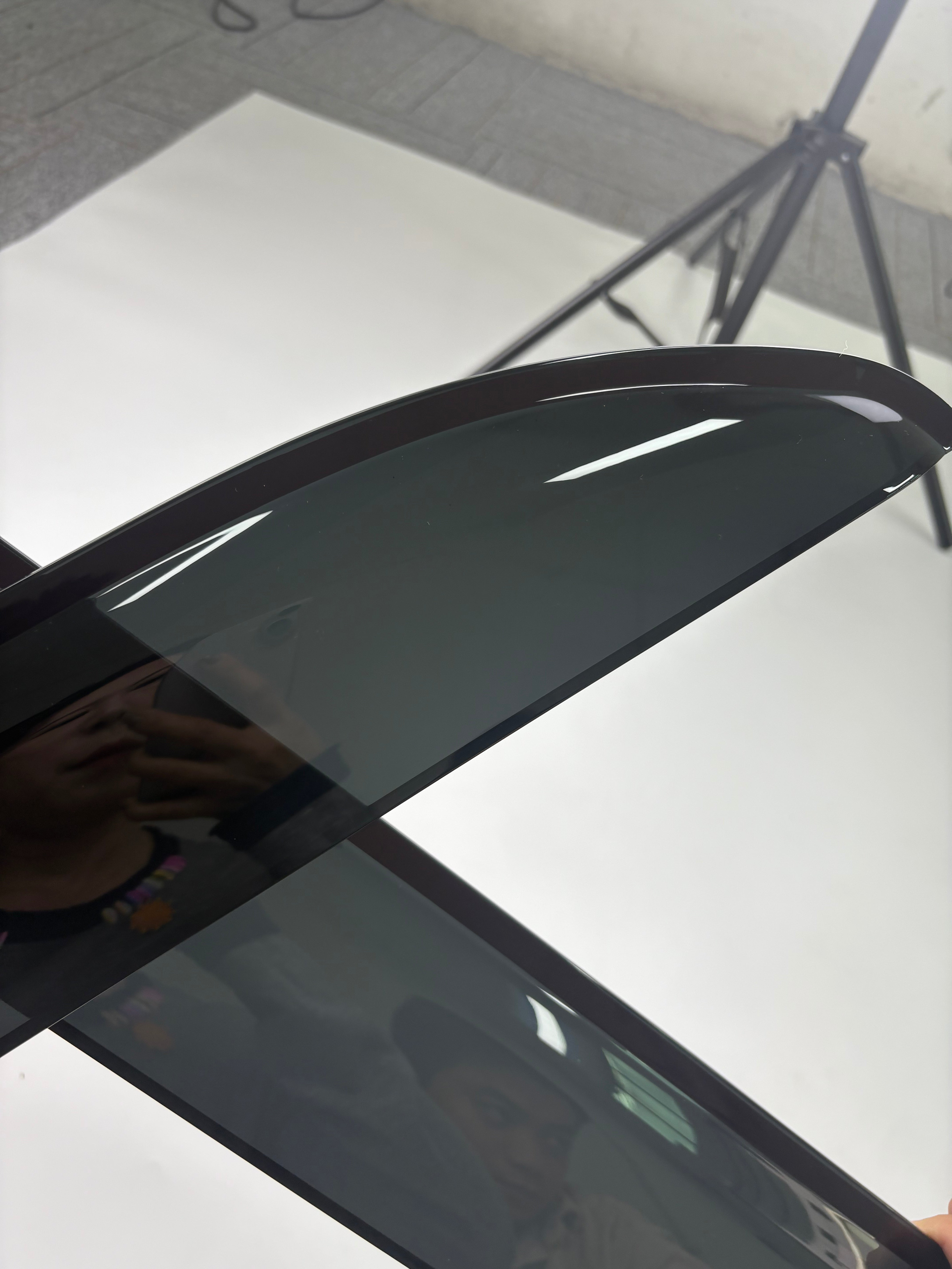 Luxury Weathershields Window Visors for Kia Tasman 2025 Onwards | 4-Piece Slimline Smoke Tint Set