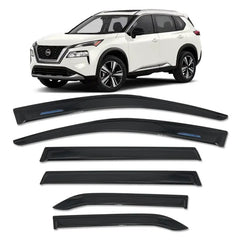 6PCS Weather shields Weathershields Sun Visors for Nissan X-TRAIL T33 2023-2024