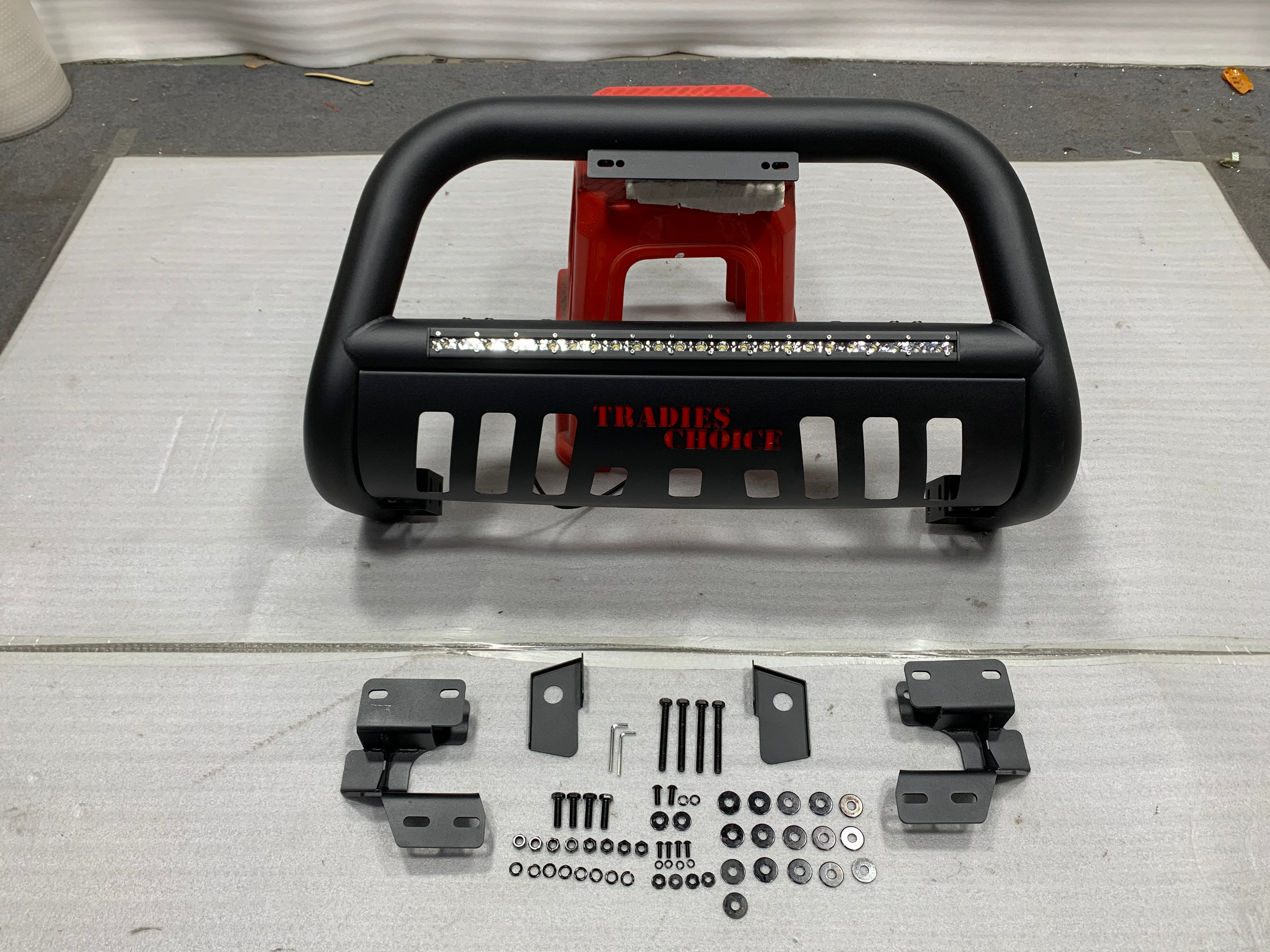 LUMABar Nudge Bar to Suit Toyota Hilux 2015+ | Matte Finish | Steel Construction