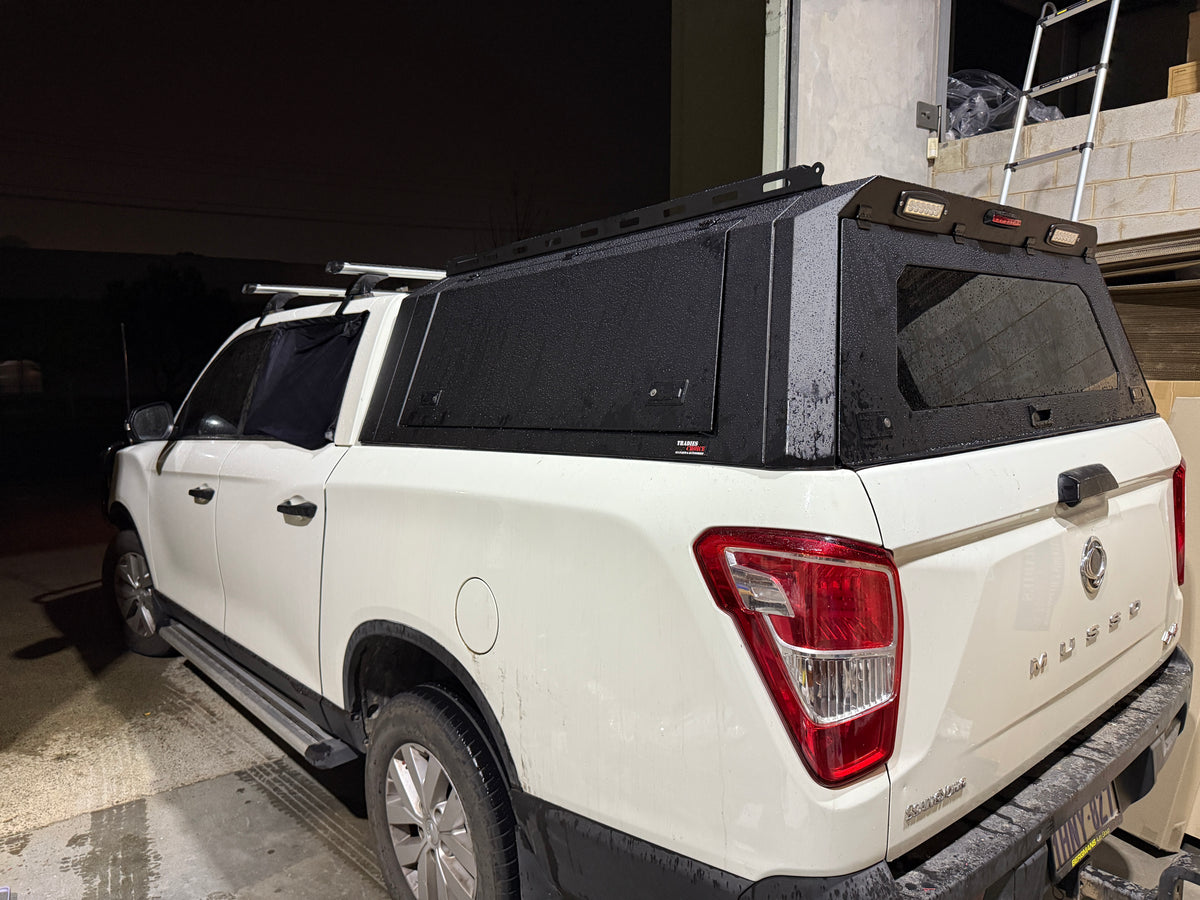 Ssangyong Musso LWB Gen 2 Aluminum Ute Tub Canopy Heavy Duty Suit 2018 Onwards