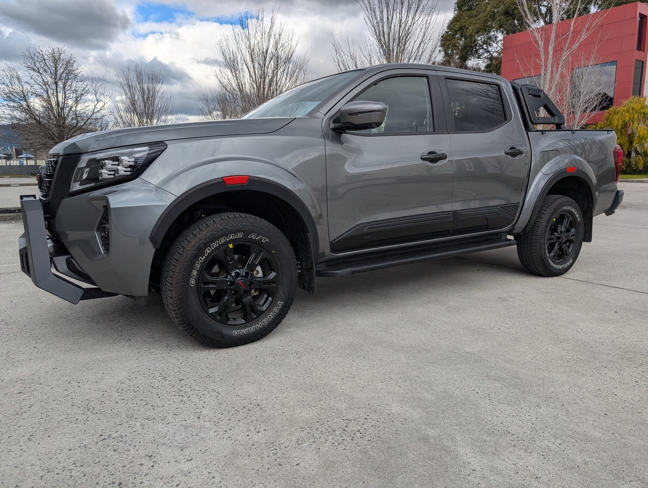 TRADIESCHOICE Side Door Body Moulding Cladding Trim for Nissan Navara NP300 21-24| Matte Black Finish New
