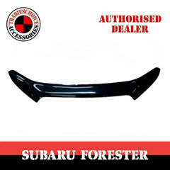 Bonnet Protector for Subaru Forester 2013-2018 Black Guard Against Stone Chips