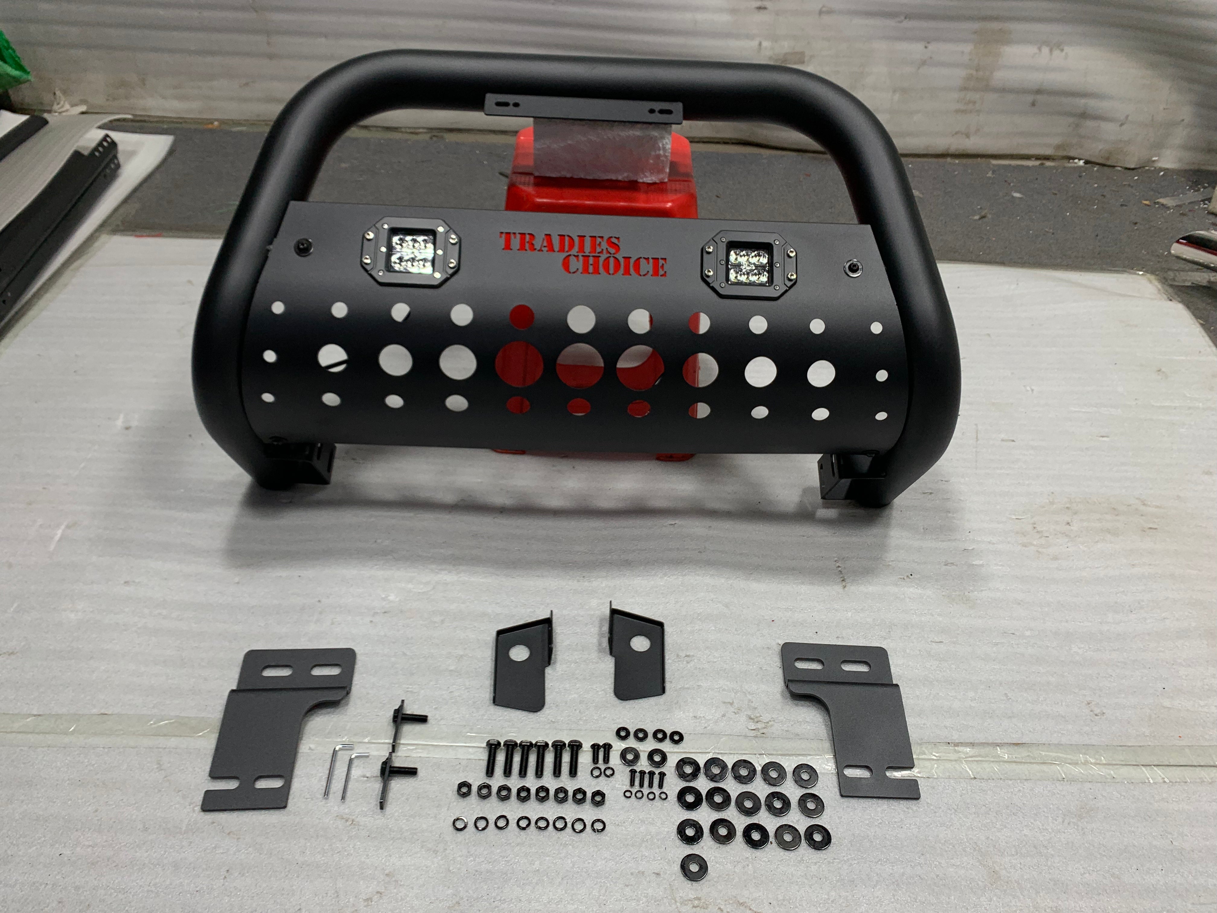 NOVABar Nudge Bar to Suit Mitsubishi Triton MQ 2015+ | Matte Finish | Steel Construction