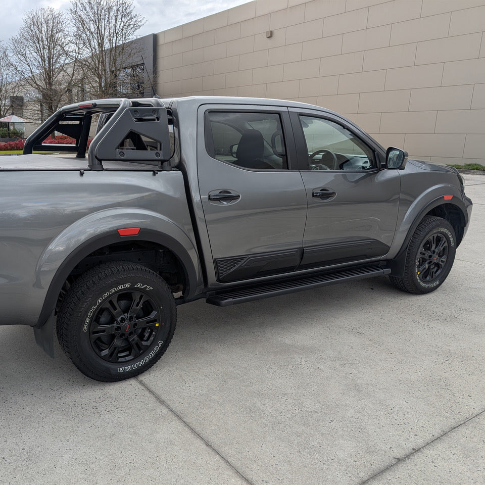 TRADIESCHOICE Side Door Body Moulding Cladding Trim for Nissan Navara NP300 21-24| Matte Black Finish New