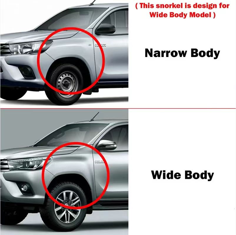 TRADIESCHOICE Premium Snorkel Kit for Toyota Hilux N80 SR5 Rogue (Narrow Body) | 2021–2025 Models