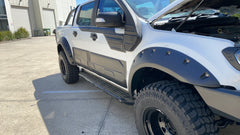 JUNGLE FENDER FLARES TEXTURE BLACK GUARD TRIM FITS FORD RANGER PX 1 2012-2015