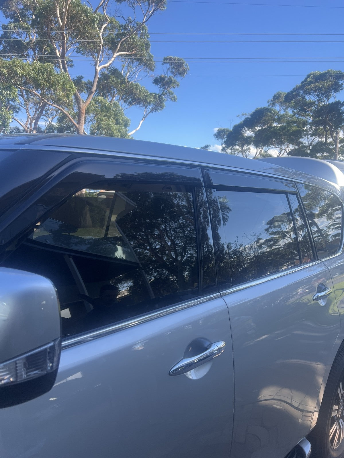 Bonnet Protector Weather shields For Nissan Patrol Y62 2012-19 Tinted Guard