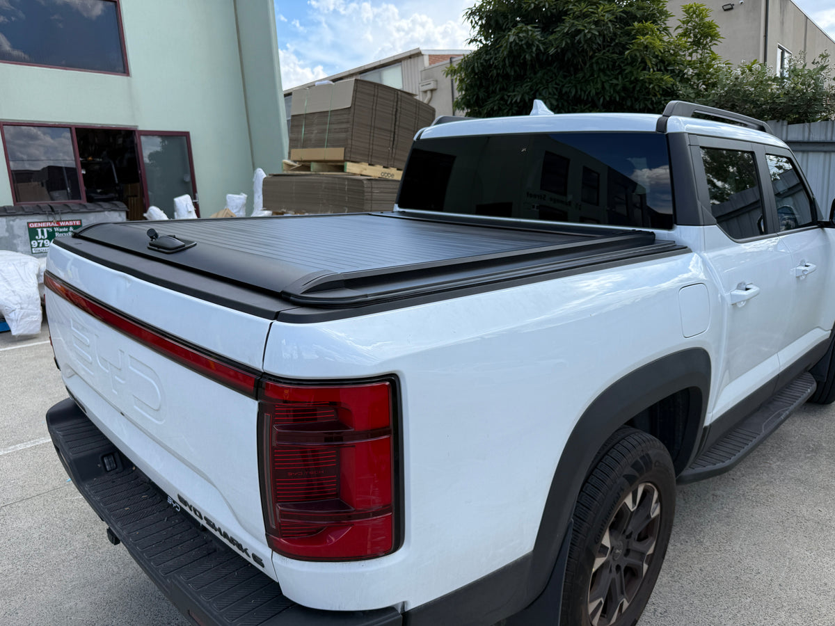 BYD Shark 6 2025 + Retractable Tonneau Roll Cover Manual Roller Shutter