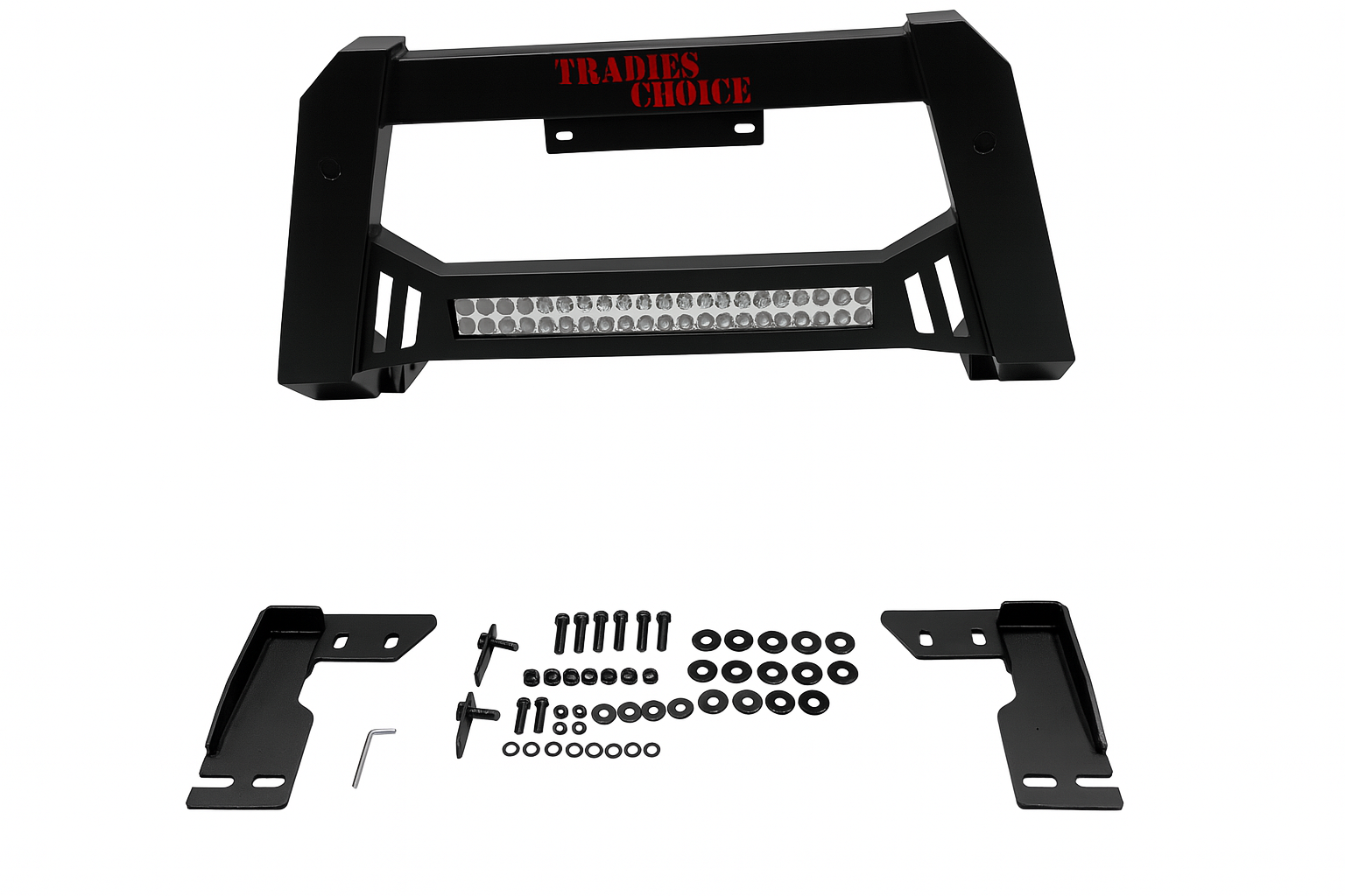 COMMANDBar  Nudge Bar to Suit Mitsubishi Triton MQ 2015+ | Matte Finish | Steel Construction