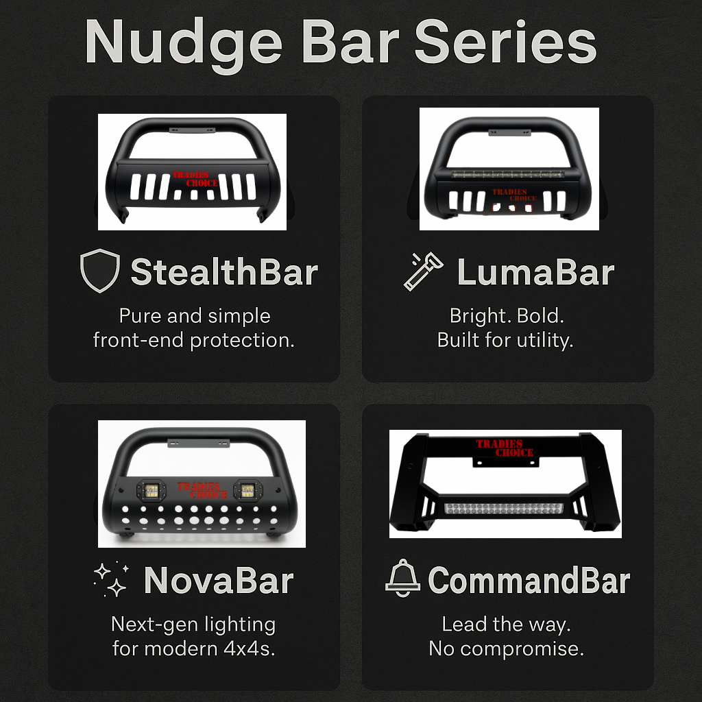 NOVABar Nudge Bar to Suit Nissan Navara D23 2014+ | Matte Finish | Steel Construction